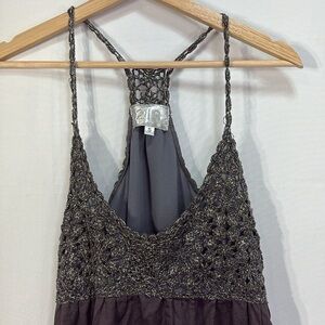 🪶 213 dark gray and silver sundress style md-300